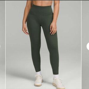 lululemon Wunder Train Contour 25" Smoked Spruce Size 8